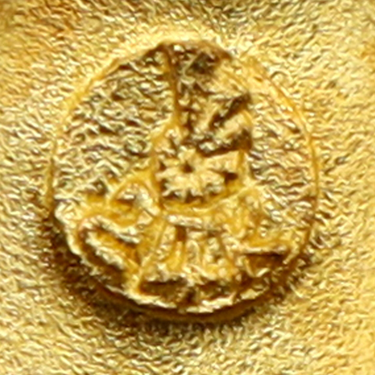 24Kペンダントトップ「フクロウ」 重量2.31g アニマル レディース(中古)