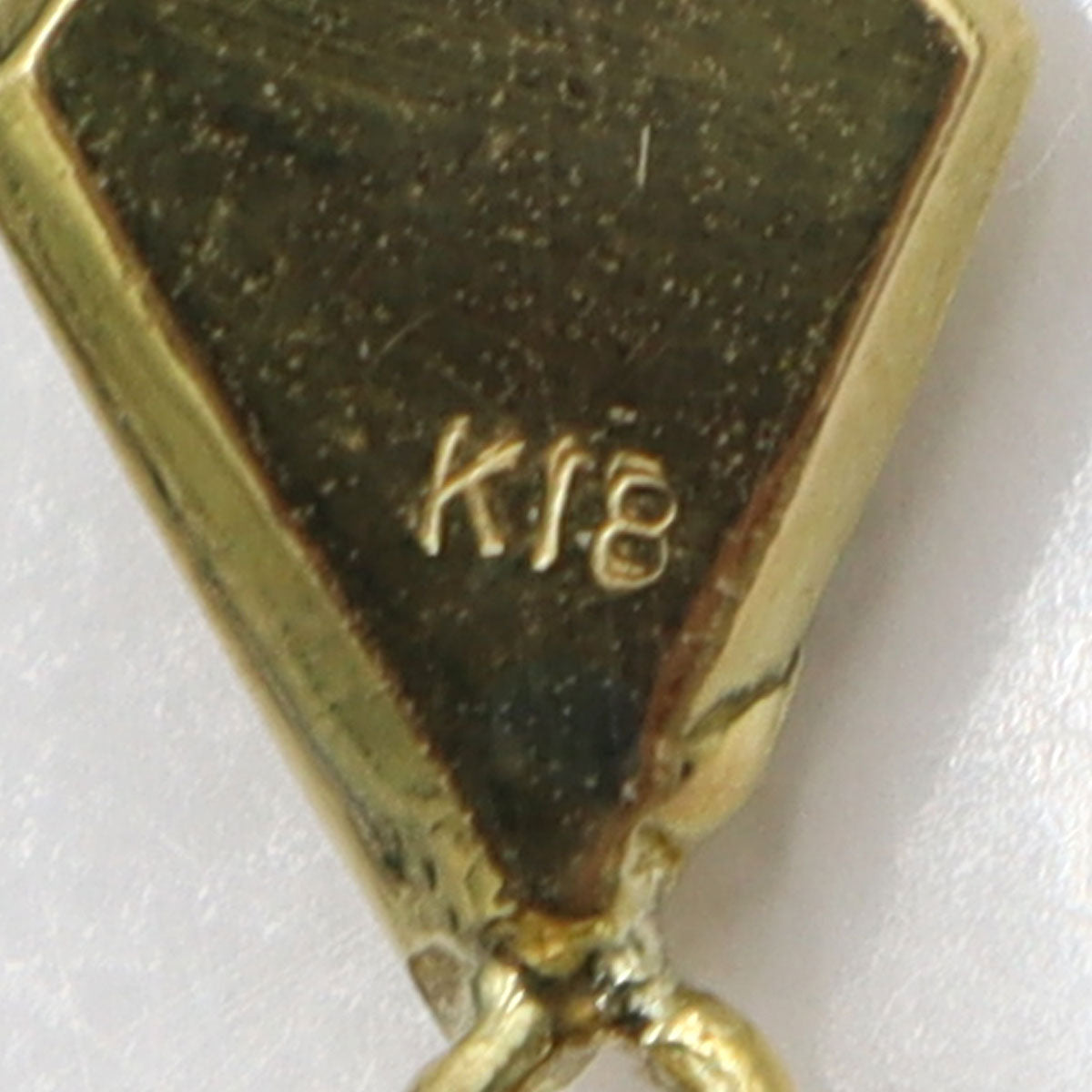 K18パールペンダントトップ P8mm D0.05ct 重量3.83g(石の重量含む) レディース(中古)