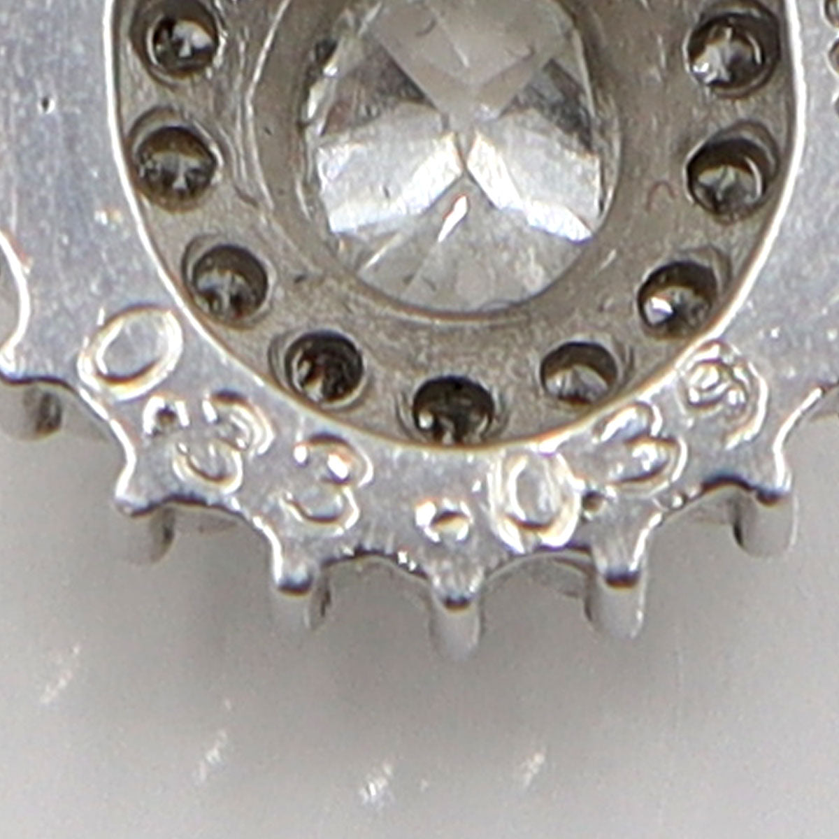 Pt900ダイヤモンドペンダントトップ D0.33ct D0.39ct 重量3.80g(石の重量含む) レディース(中古)