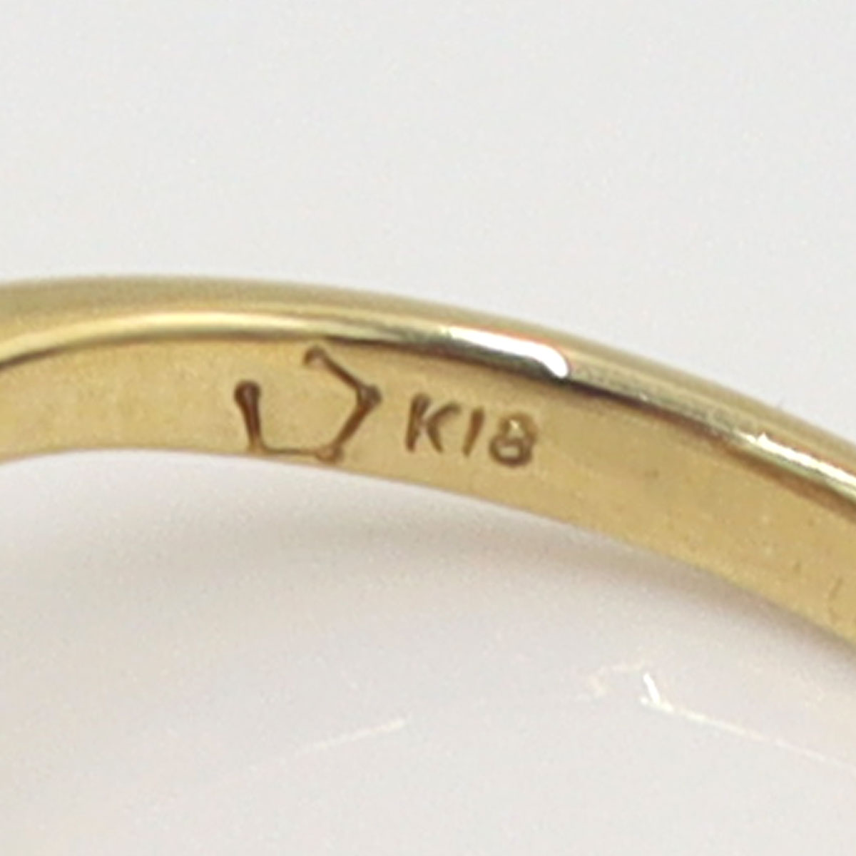 星の砂 K18ダイヤモンドリング D0.29ct リングサイズ10号 重量3.61g レディース(中古)