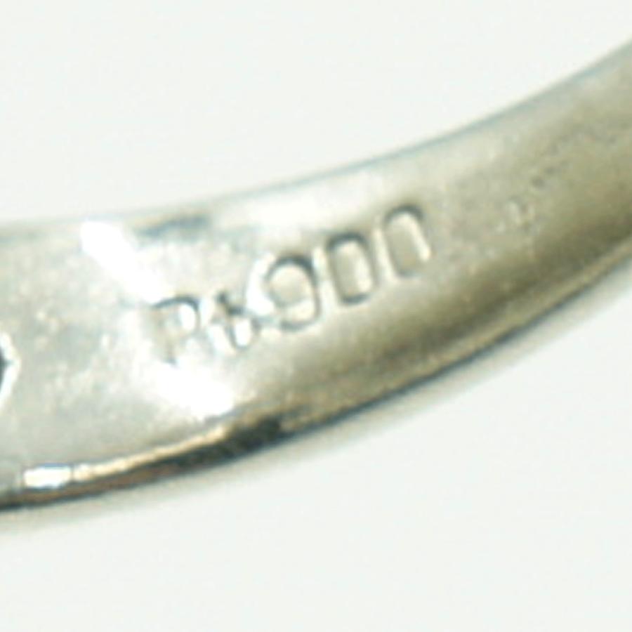 Pt900/K18ピンキーリング　リングサイズ5号　重量3.75g　レディース（中古）