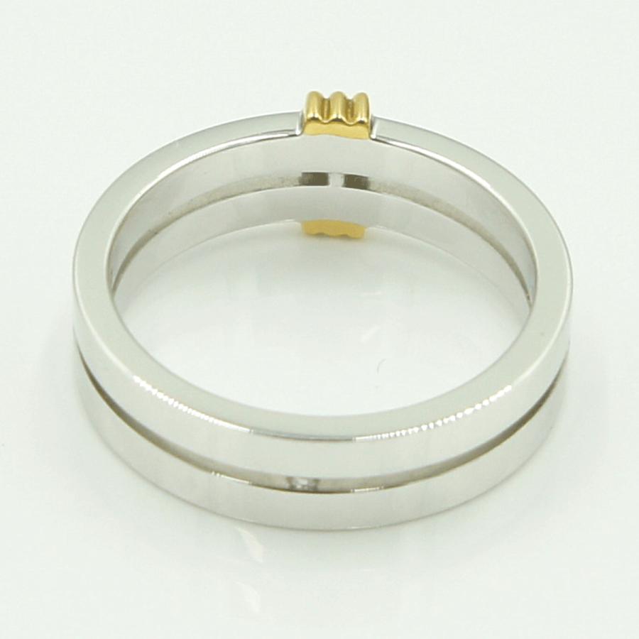 モーブッサン(MAUBOUSSIN)　750ファッションリング　　リングサイズ15号(56)　重量7.07ｇ　メンズ　レディース（中古）