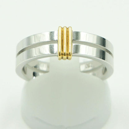 モーブッサン(MAUBOUSSIN)　750ファッションリング　　リングサイズ15号(56)　重量7.07ｇ　メンズ　レディース（中古）