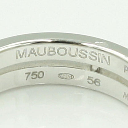 モーブッサン(MAUBOUSSIN)　750ファッションリング　　リングサイズ15号(56)　重量7.07ｇ　メンズ　レディース（中古）
