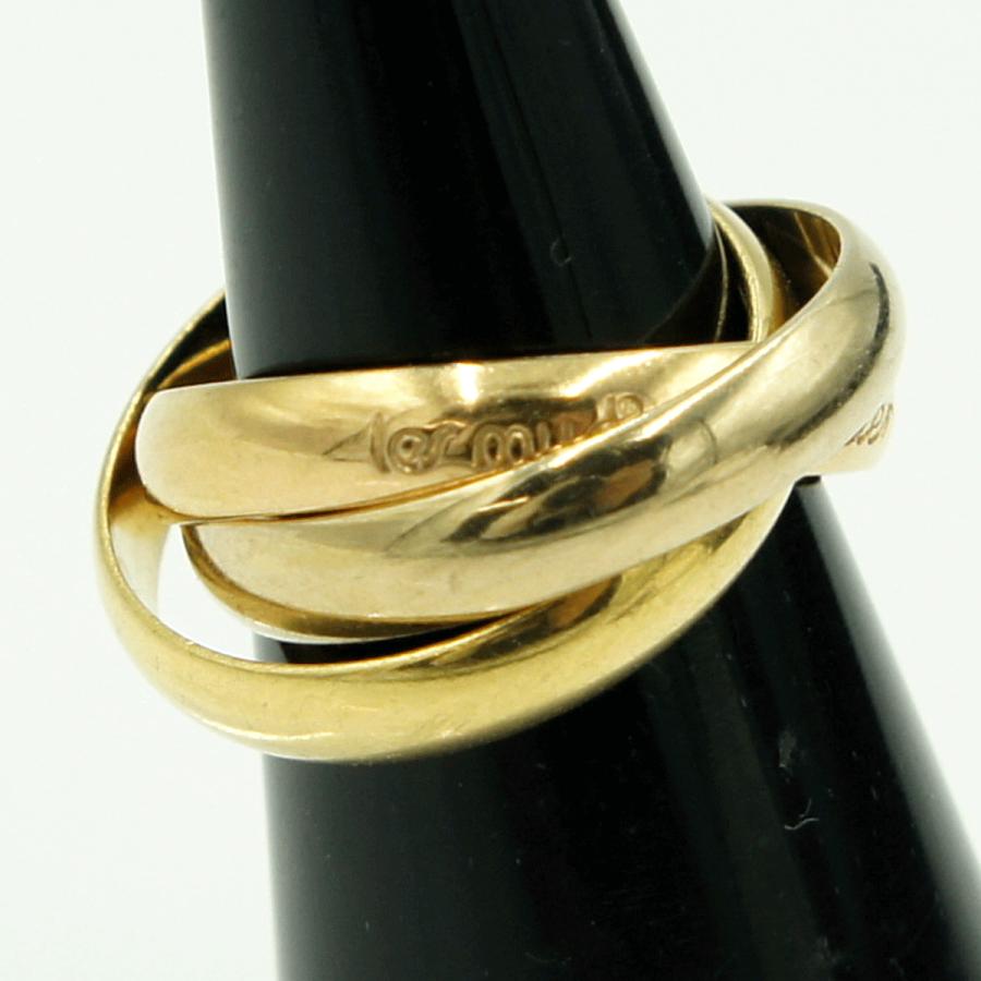 カルティエ（CARTIER） 750トリニティリング 50　リングサイズ10号　重量7.34g　レディース（中古）