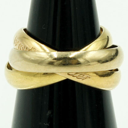 カルティエ（CARTIER） 750トリニティリング 50　リングサイズ10号　重量7.34g　レディース（中古）