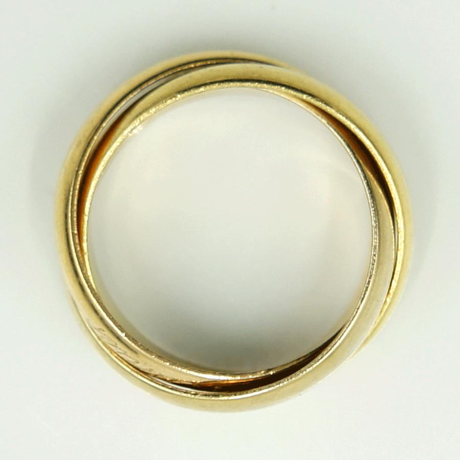 カルティエ（CARTIER） 750トリニティリング 50　リングサイズ10号　重量7.34g　レディース（中古）