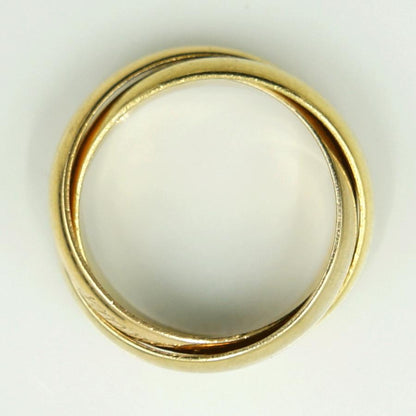カルティエ（CARTIER） 750トリニティリング 50　リングサイズ10号　重量7.34g　レディース（中古）