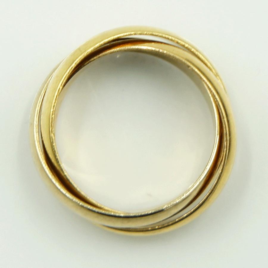 カルティエ（CARTIER） 750トリニティリング 50　リングサイズ10号　重量7.34g　レディース（中古）