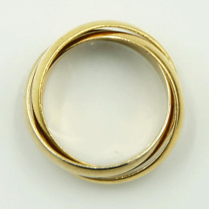 カルティエ（CARTIER） 750トリニティリング 50　リングサイズ10号　重量7.34g　レディース（中古）