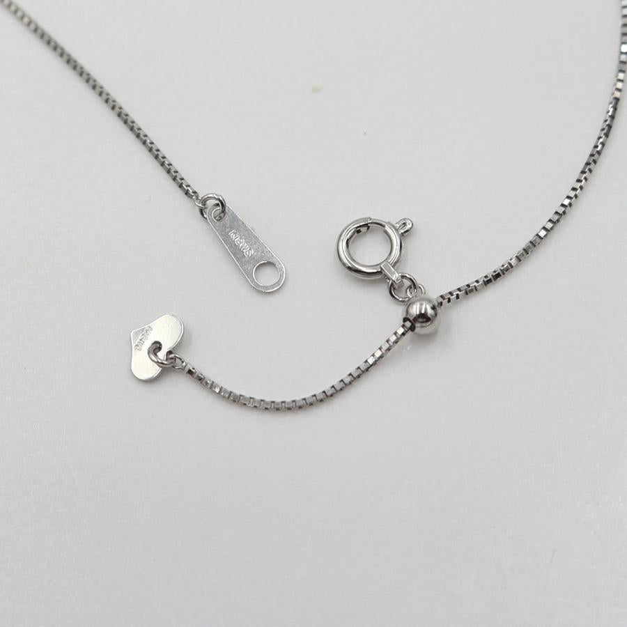 K18WGダイヤペンダントネックレス　D0.70ct　ネック長さ:44cm　重量4.96ｇ(石の重量を含む) (中古)