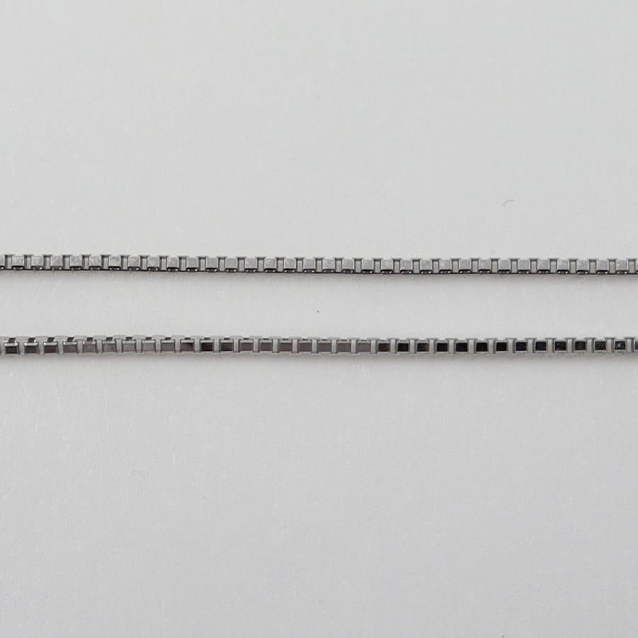 K18WGダイヤペンダントネックレス　D0.70ct　ネック長さ:44cm　重量4.96ｇ(石の重量を含む) (中古)