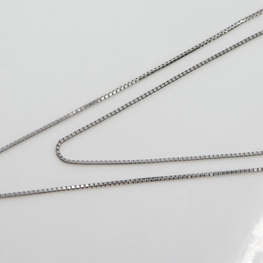 K18WGダイヤペンダントネックレス　D0.70ct　ネック長さ:44cm　重量4.96ｇ(石の重量を含む) (中古)