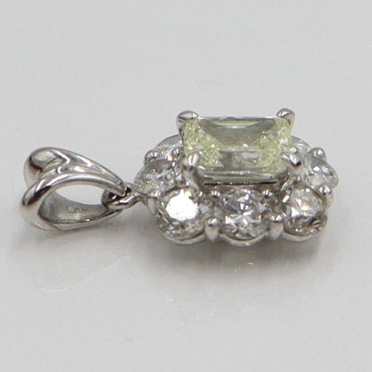 Pt900ダイヤモンドペンダントトップ　D1.035ct　1.20ct　重量2.69ｇ(石の重量含む)（中古）