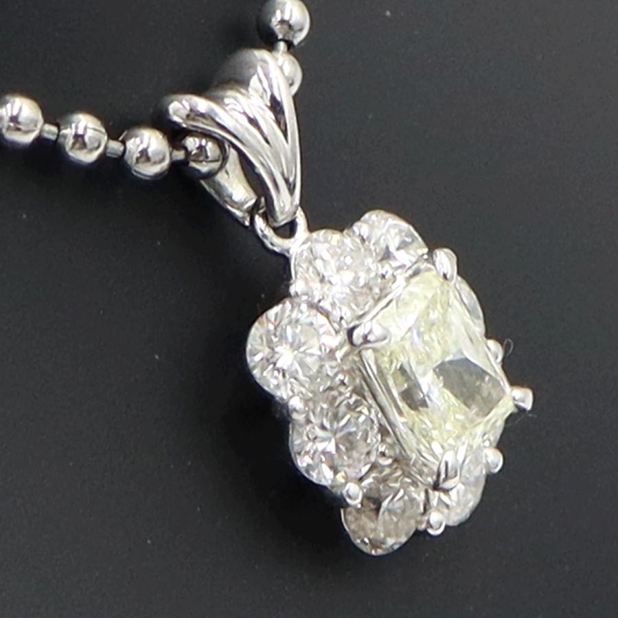 Pt900ダイヤモンドペンダントトップ　D1.035ct　1.20ct　重量2.69ｇ(石の重量含む)（中古）
