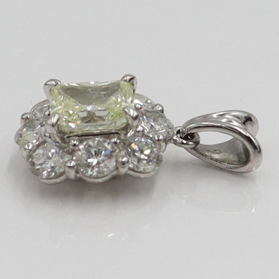 Pt900ダイヤモンドペンダントトップ　D1.035ct　1.20ct　重量2.69ｇ(石の重量含む)（中古）