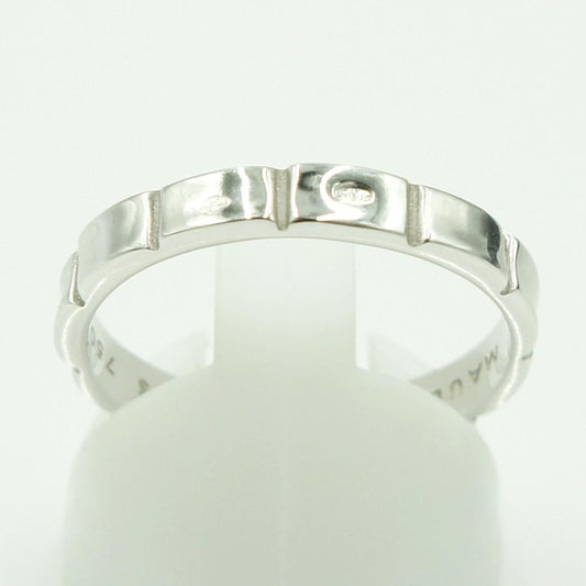 モーブッサン(MAUBOUSSIN)　750ファッションリング　リングサイズ18号　重量3.49ｇ　メンズ　レディース（中古）