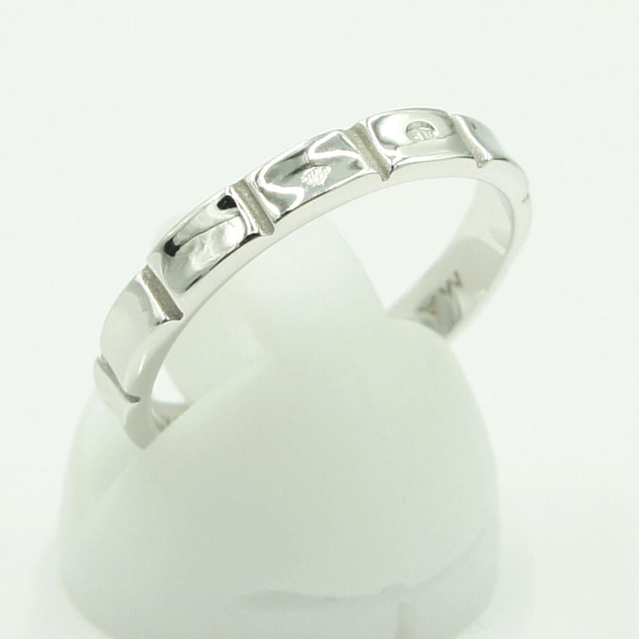 モーブッサン(MAUBOUSSIN)　750ファッションリング　リングサイズ18号　重量3.49ｇ　メンズ　レディース（中古）