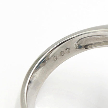 Pt900トルコ石ダイヤモンドリング　D0.07ct　リングサイズ13号　重量15.05ｇ(石の重量含む)　レディース（中古）