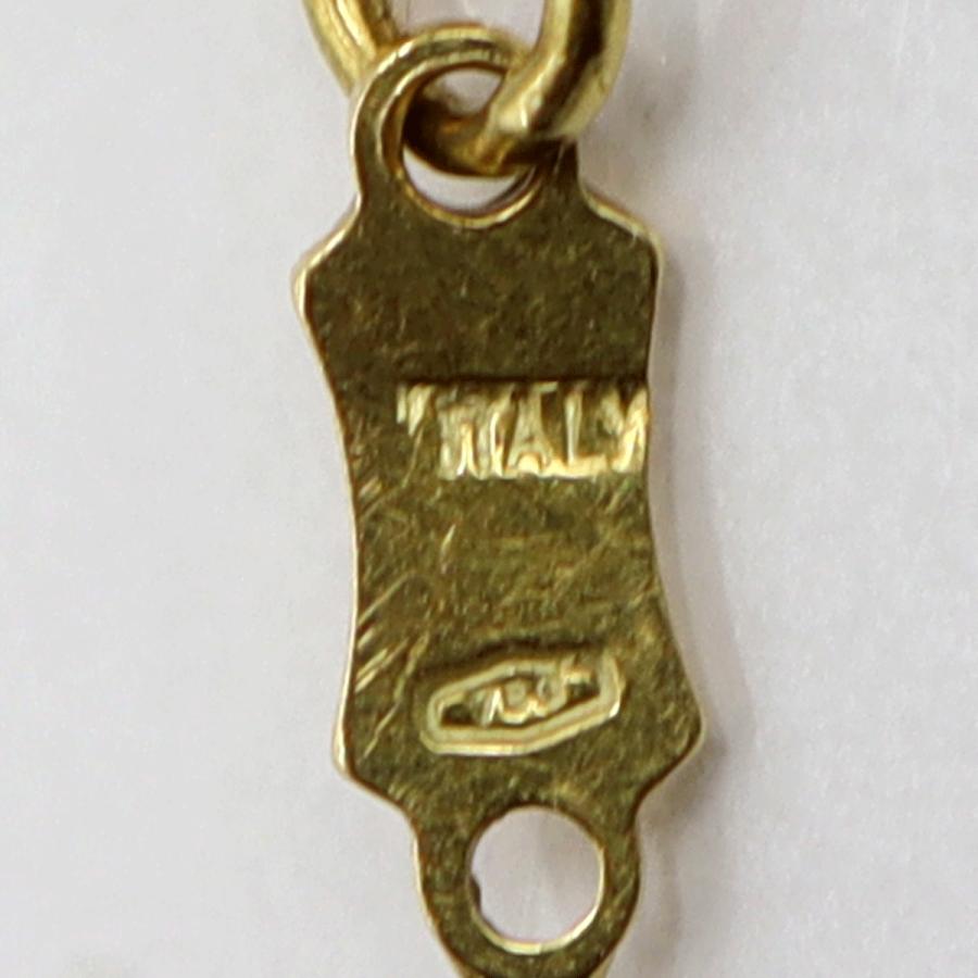 750デザインブレスレット　長さ18.0cm　重量2.97ｇ（中古）