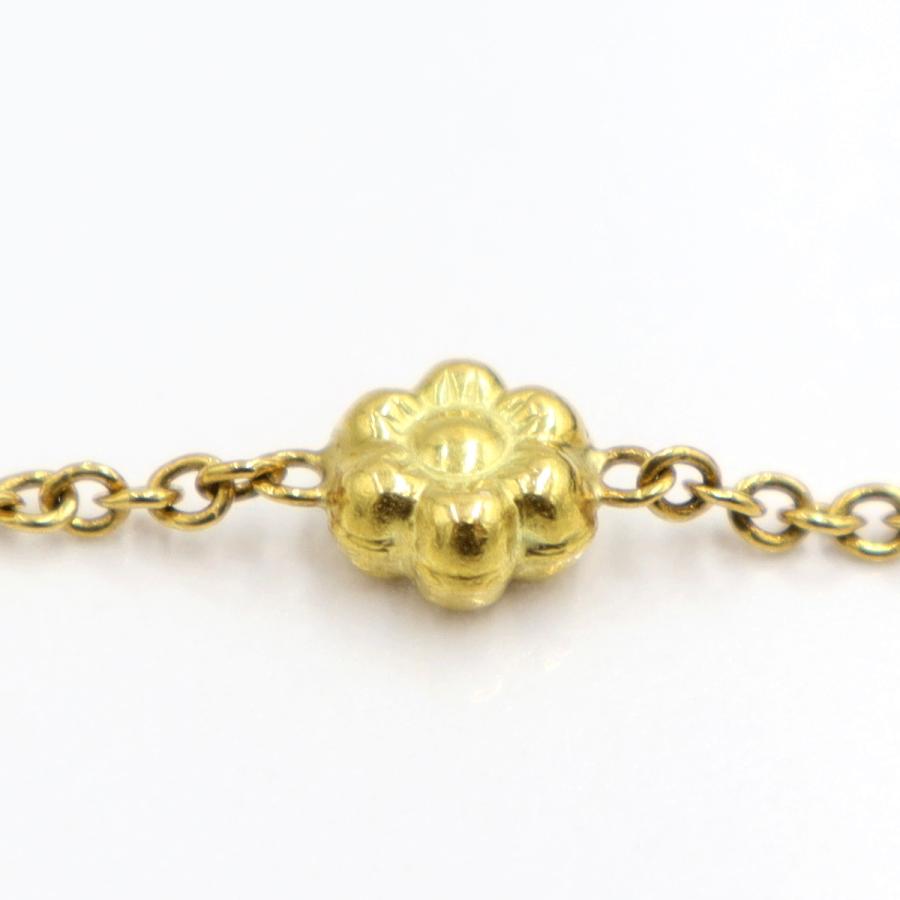 750デザインブレスレット　長さ18.0cm　重量2.97ｇ（中古）