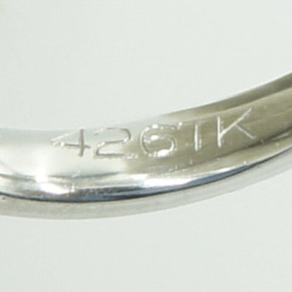 K18WGファッションリング　リングサイズ7号　重量2.40ｇ　レディース（中古）