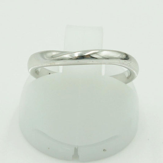 K18WGファッションリング　リングサイズ7号　重量2.40ｇ　レディース（中古）