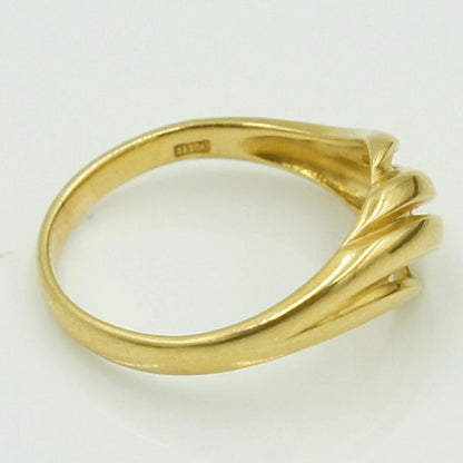 K18ファッションリング　リングサイズ11号　重量2.91g　レディース（中古）