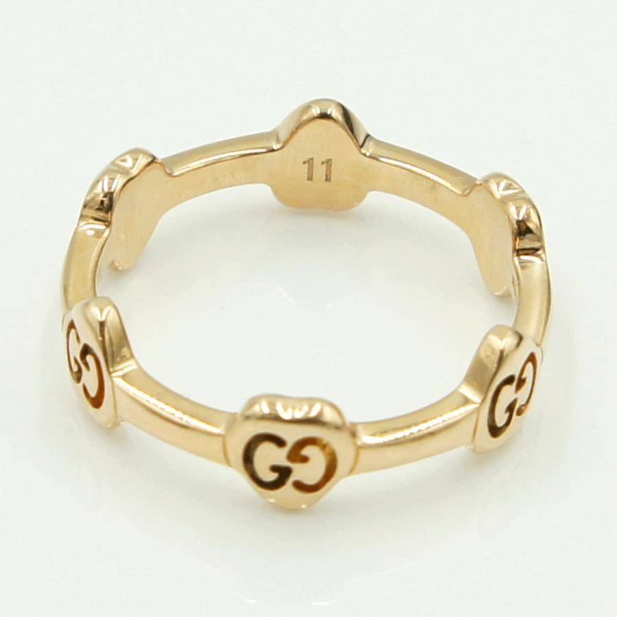 グッチ（GUCCI）750 GGリング　リングサイズ11号　重量2.80g　レディース（中古）