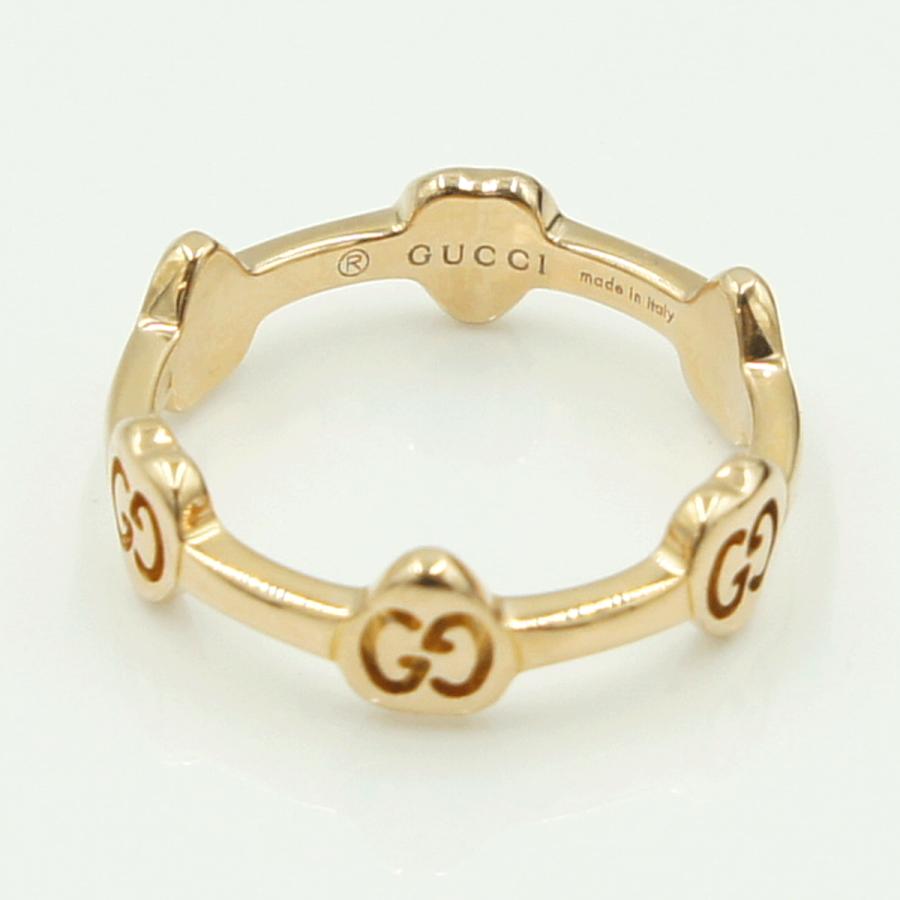 グッチ（GUCCI）750 GGリング　リングサイズ11号　重量2.80g　レディース（中古）