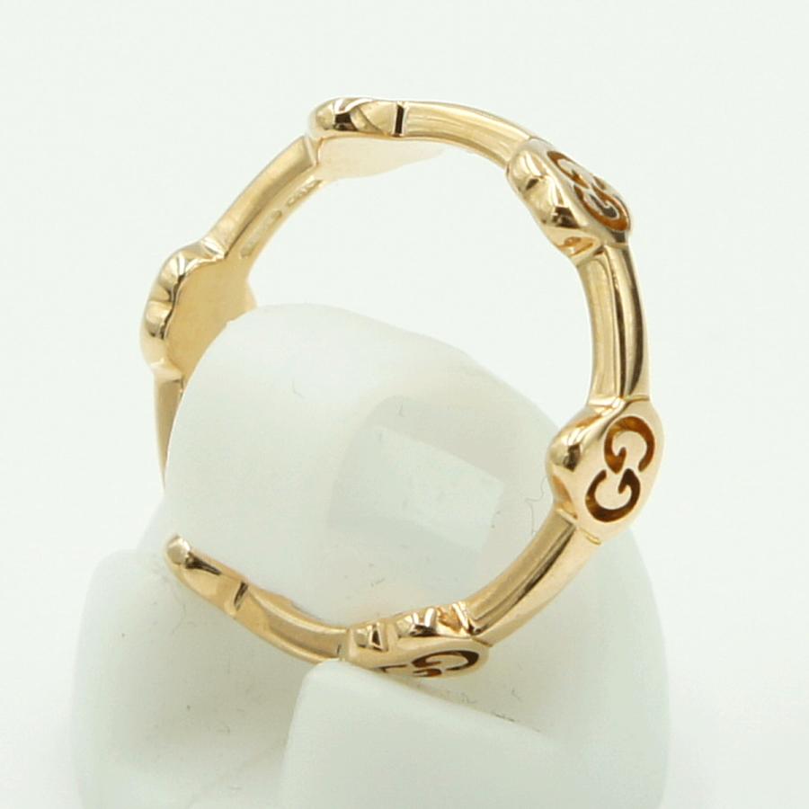 グッチ（GUCCI）750 GGリング　リングサイズ11号　重量2.80g　レディース（中古）