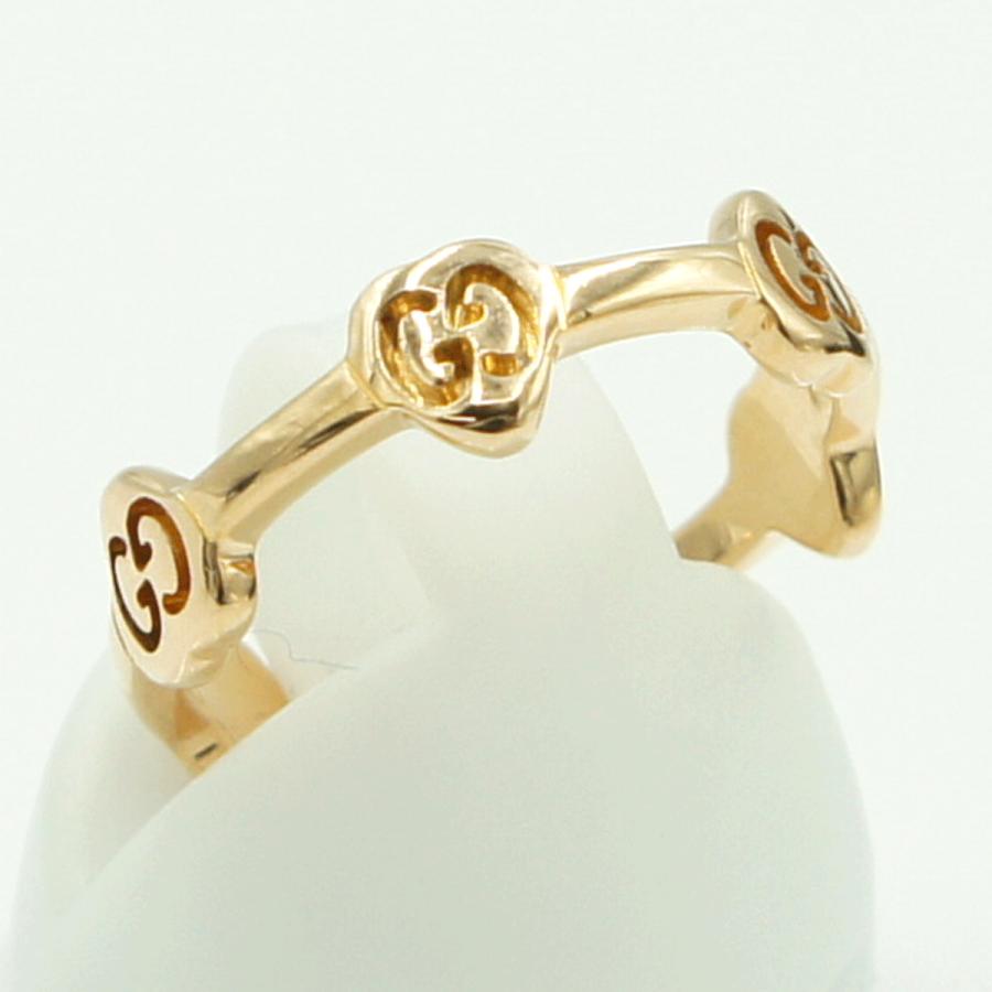 グッチ（GUCCI）750 GGリング　リングサイズ11号　重量2.80g　レディース（中古）