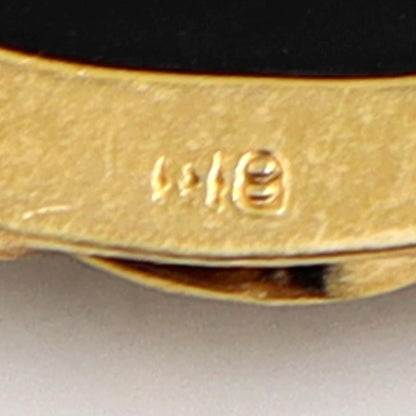 K18枠メノウカメオペンダントブローチ　重量11.15ｇ　レディース（中古）