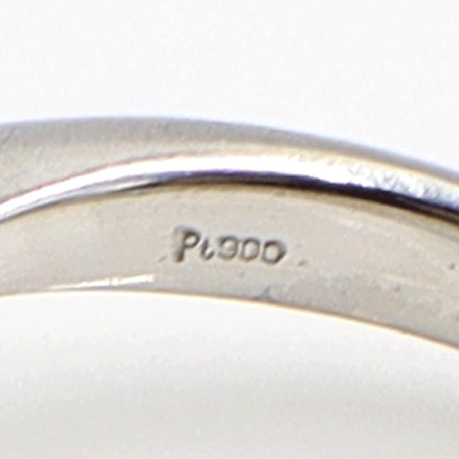 Pt900キャッツアイダイヤモンドリング　CT6.57ct　D0.337　リングサイズ12号　重量7.66ｇ(石の重量含む)　レディース（中古）