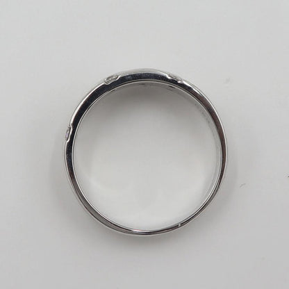 K18WGダイヤモンドリング　D0.20ct　リングサイズ15号　重量6.39ｇ(石の重量含む)(中古)