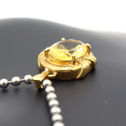 K18シトリンペンダントトップ　重量2.61ｇ(石の重量含む)　レディース(中古)