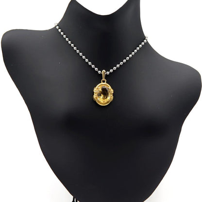 K18シトリンペンダントトップ　重量2.61ｇ(石の重量含む)　レディース(中古)