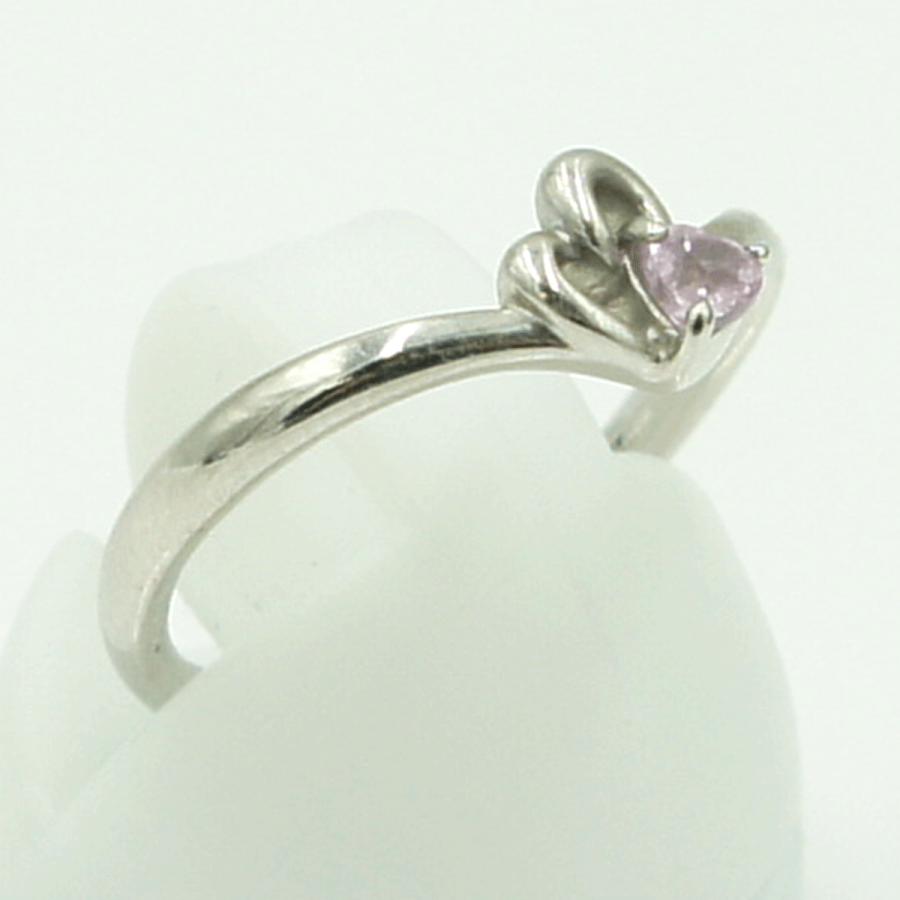 ヨンドシー(４℃)　Pt950トルマリンリング　リングサイズ8号　重量3.07ｇ(石の重力含む)　レディース（中古）