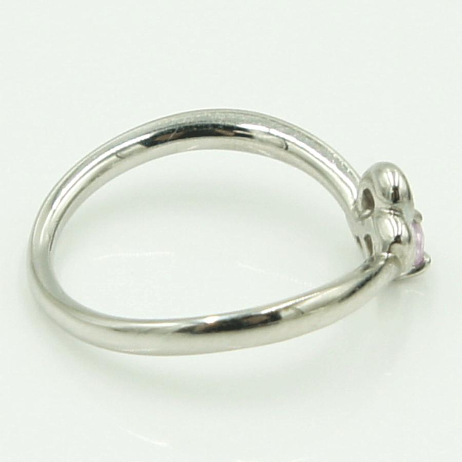 ヨンドシー(４℃)　Pt950トルマリンリング　リングサイズ8号　重量3.07ｇ(石の重力含む)　レディース（中古）