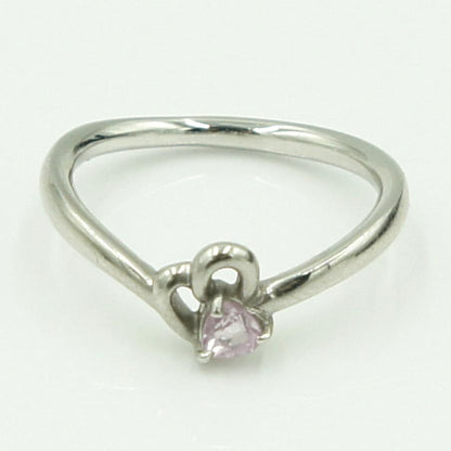 ヨンドシー(４℃)　Pt950トルマリンリング　リングサイズ8号　重量3.07ｇ(石の重力含む)　レディース（中古）