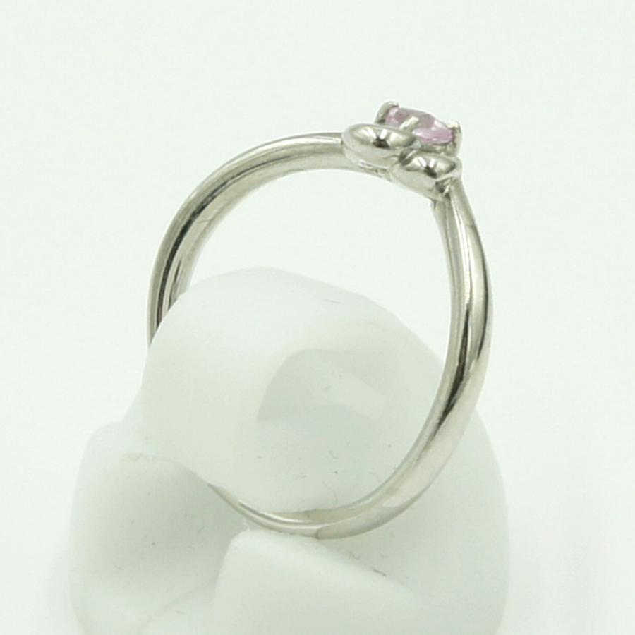 ヨンドシー(４℃)　Pt950トルマリンリング　リングサイズ8号　重量3.07ｇ(石の重力含む)　レディース（中古）