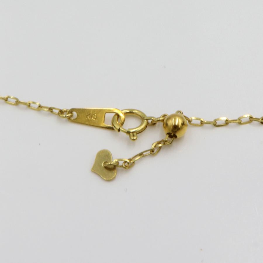 K18オパールペンダントネックレス　OP2.87ct　S0.54ct　ネックレス長さ44cm　重量9.10ｇ(石の重量含む)　レディース(中古)