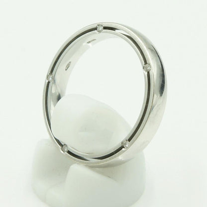 ダミアーニ（DAMIANI） D.Side750リング　リングサイズ23号　重量7.30ｇ(石の重量含む)　メンズ（中古）