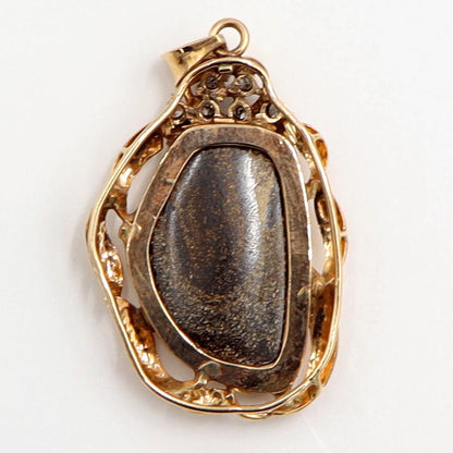 18Kボルダーオパールペンダントトップ　重量5.01ｇ　レディース（中古）