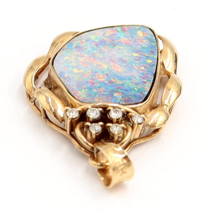 18Kボルダーオパールペンダントトップ　重量5.01ｇ　レディース（中古）