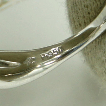 ヨンドシー(4℃)Pt950ファッションリング　リングサイズ6号　重量5.03ｇ　レディース（中古）