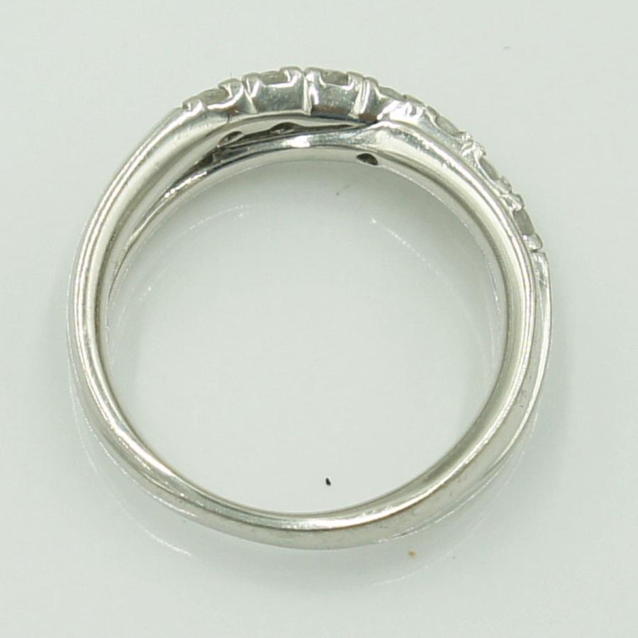 ヨンドシー(4℃)Pt950ファッションリング　リングサイズ6号　重量5.03ｇ　レディース（中古）