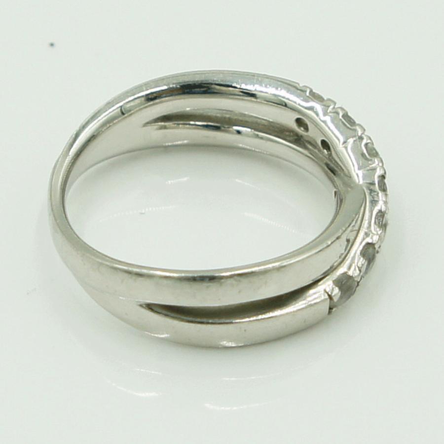 ヨンドシー(4℃)Pt950ファッションリング　リングサイズ6号　重量5.03ｇ　レディース（中古）