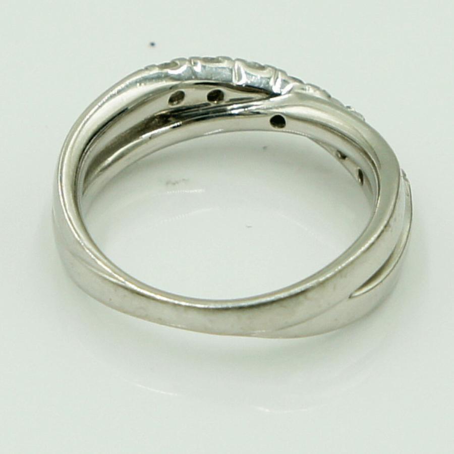 ヨンドシー(4℃)Pt950ファッションリング　リングサイズ6号　重量5.03ｇ　レディース（中古）