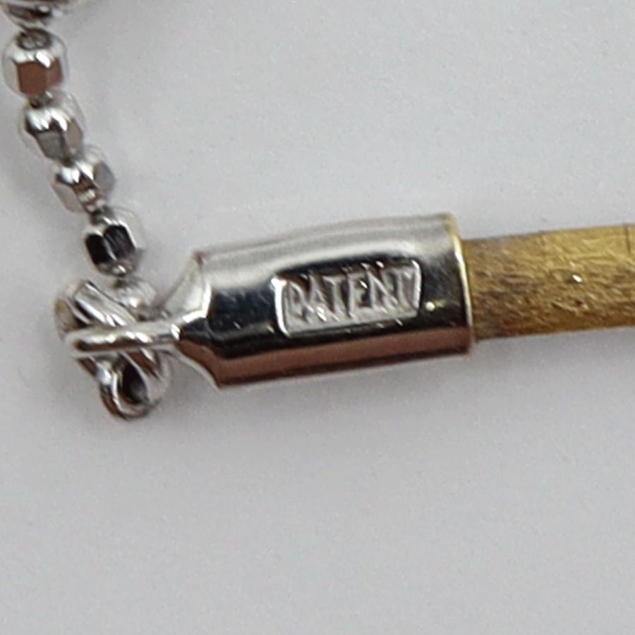 750オメガネックレス　イエロー・ホワイト　リバーシブル　ネックレス長さ39cm　重量8.64ｇ　レディース（中古）